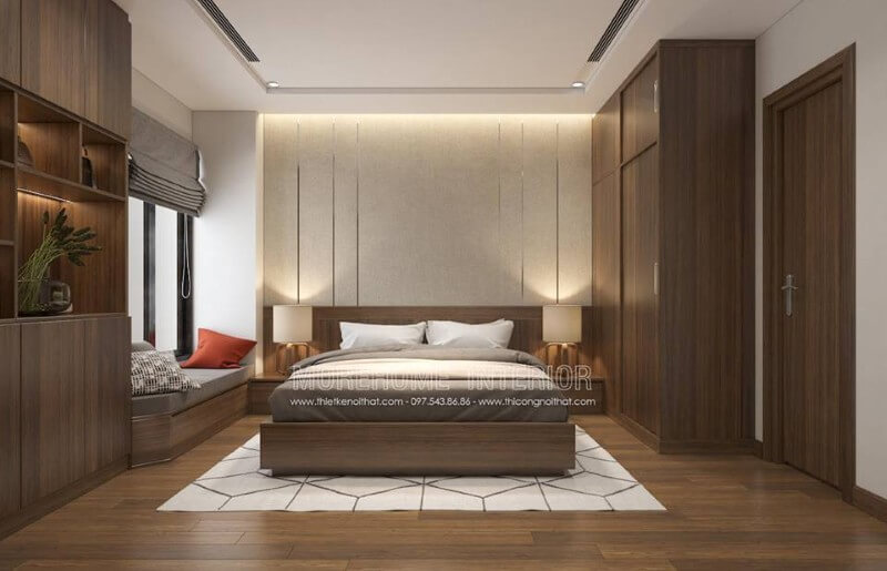 Giường ngủ chung cư hiện đại Giường ngủ chung cư hiện đại