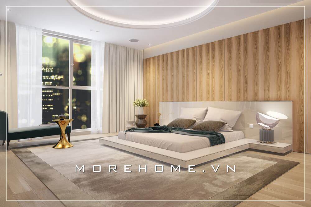 Giường ngủ chung cư hiện đại Giường ngủ chung cư hiện đại
