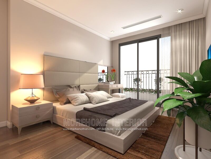 Giường ngủ chung cư hiện đại Giường ngủ chung cư hiện đại