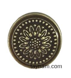 Tay núm tân cổ điển màu đồng hoa văn thẩm mỹ cao