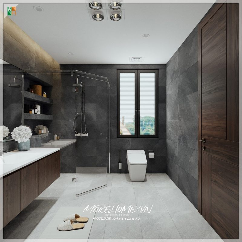 Vách tắm kính 135 độ phù hợp với mọi góc mọi không gian giúp ngăn bắn nước gây ẩm ướt khóc chịu.