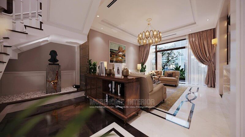 Bàn trang trí phòng khách đẹp bằng gỗ tự nhiên nhập khẩu